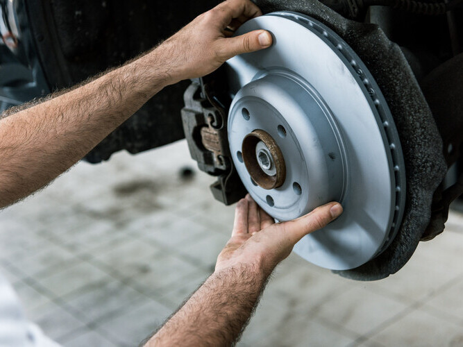 installing brake rotors